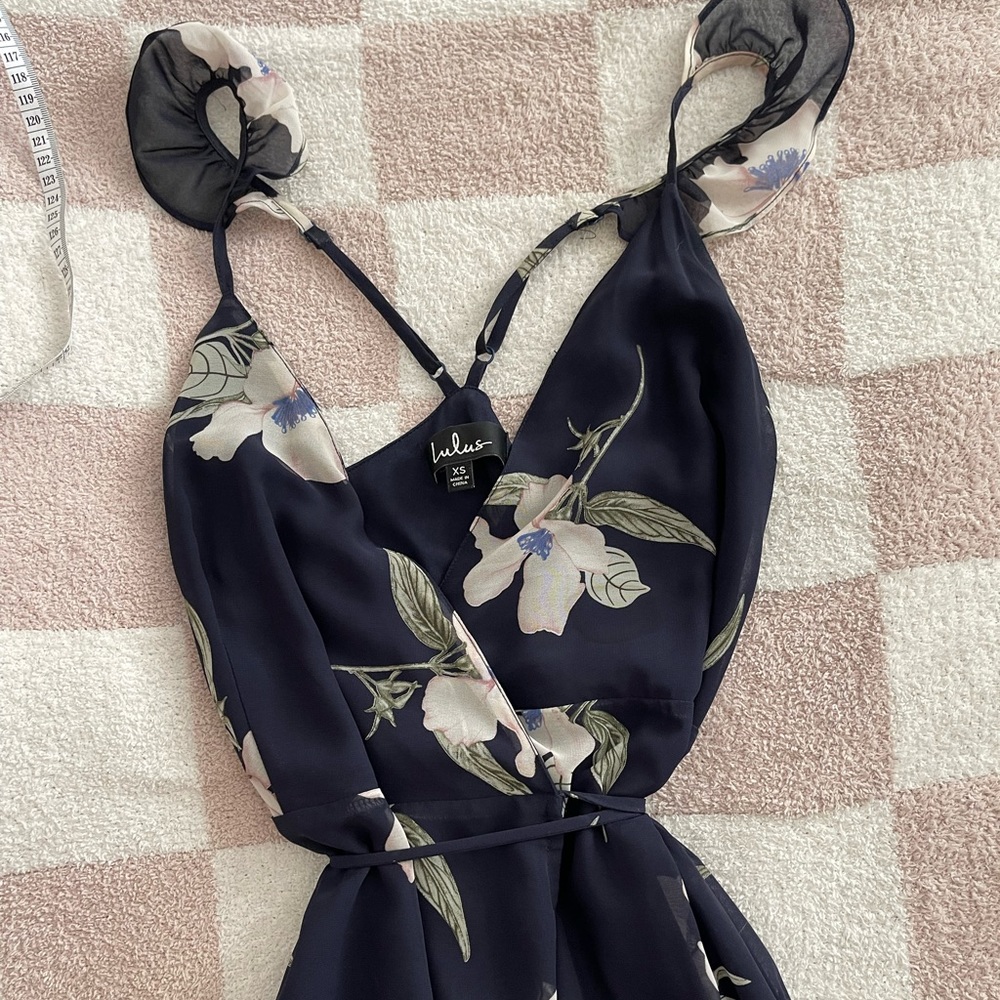 Lulus floral maxi dress